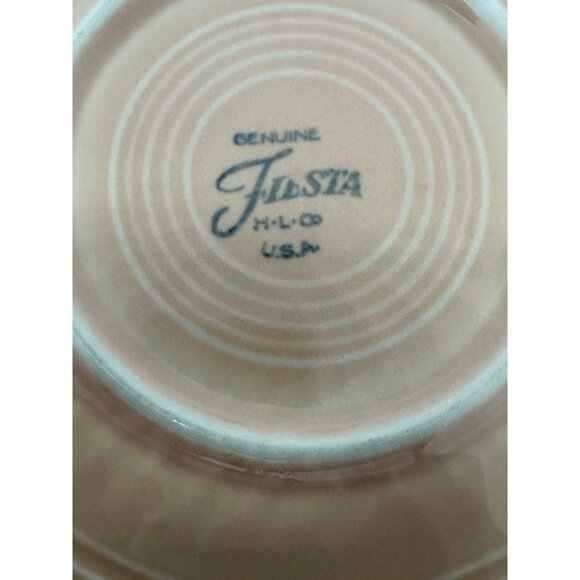 VTG Fiestaware Apricot Salad Plate Soup/Cereal Bowl Apricot Fiesta Dinnerware - Picture 6 of 9